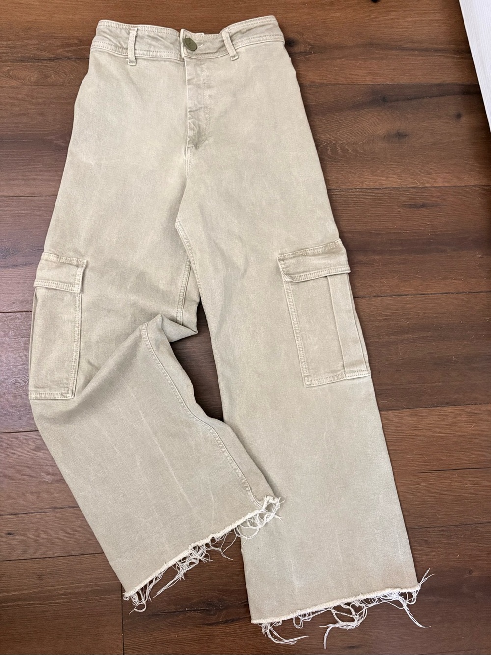 Zara High Rise Wide Leg Jeans